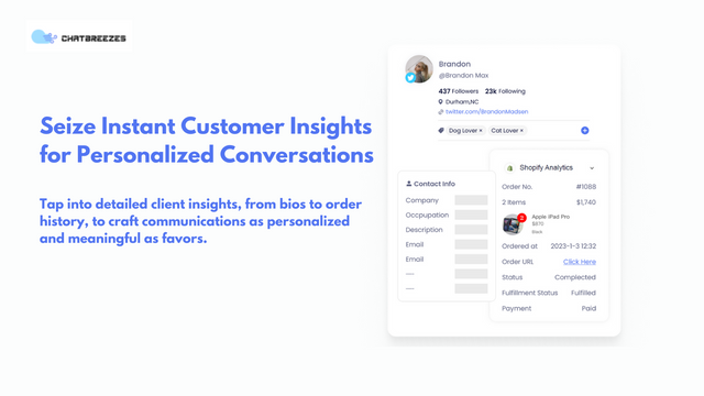 Seize Instant Customer Insights for Personalized Conversation