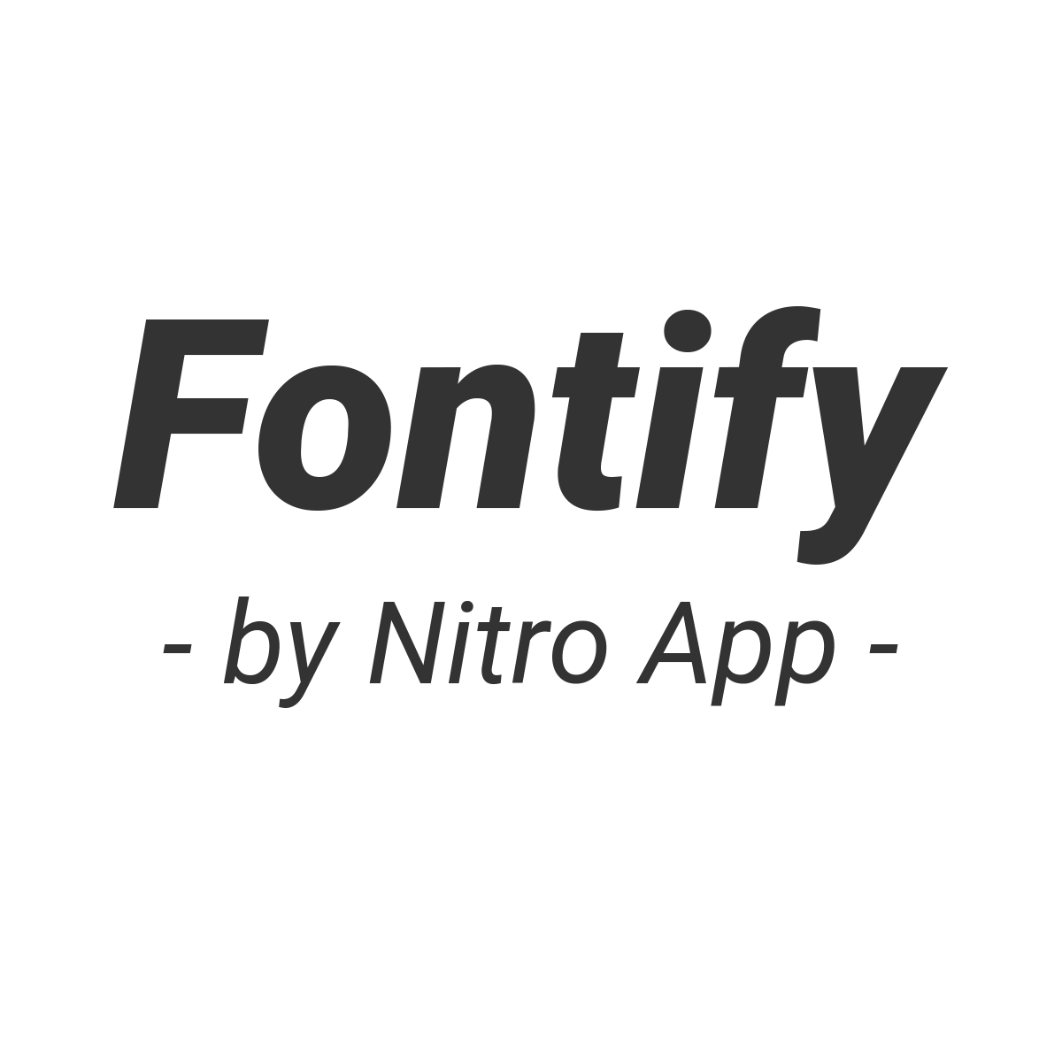 Fontify ‑ Use any font