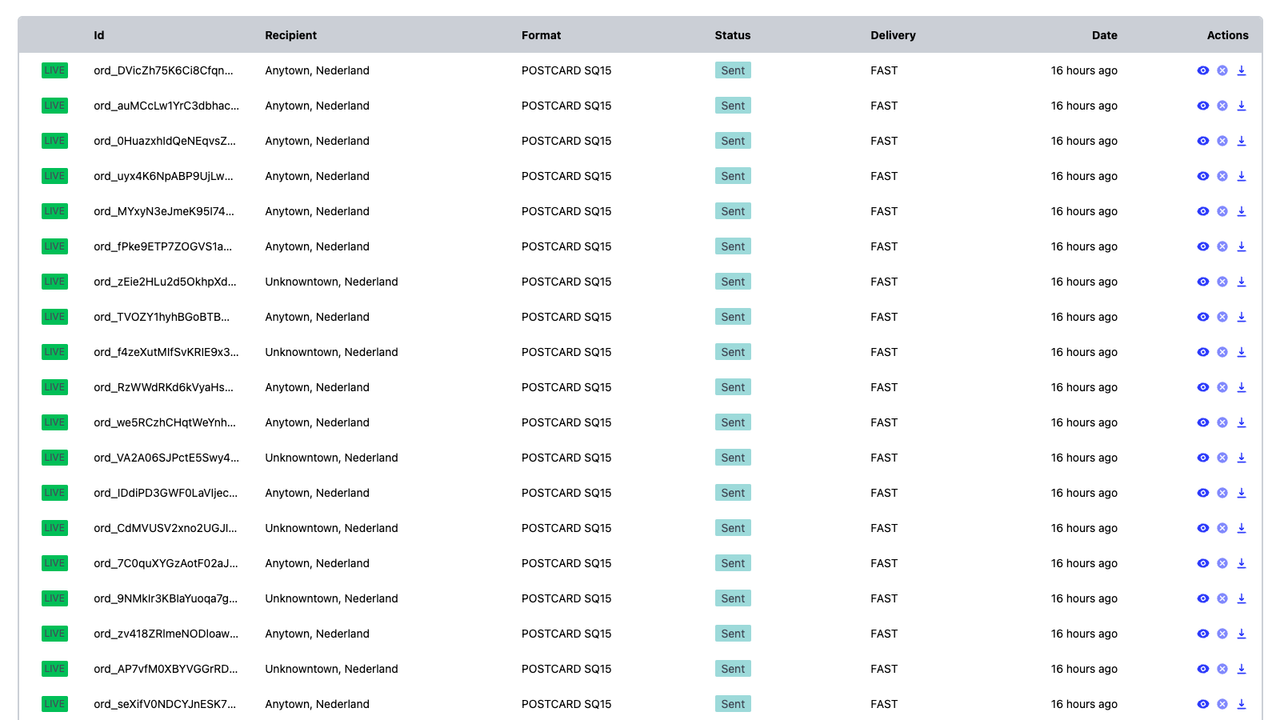 Automatiza el correo directo directamente desde Shopify