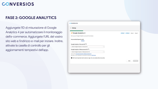 Google Analytics 4 - Configurações do aplicativo (evento do clie