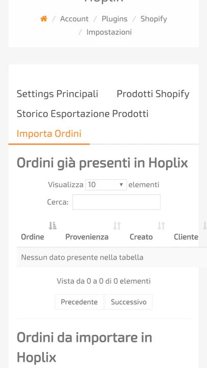 Hoplix Print on Demand - Gestione Ordini