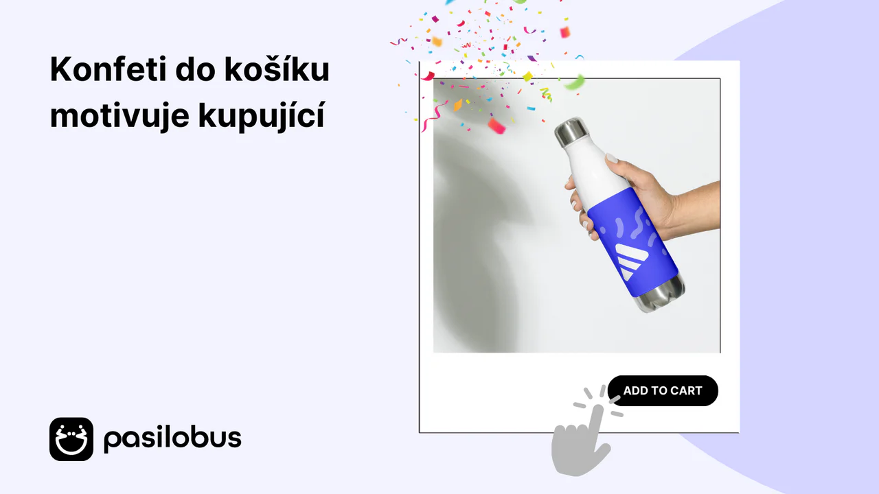 Konfeti do košíku motivuje kupující