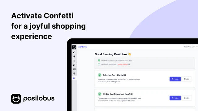 Activate Confetti for a joyful shopping experience - Confetti