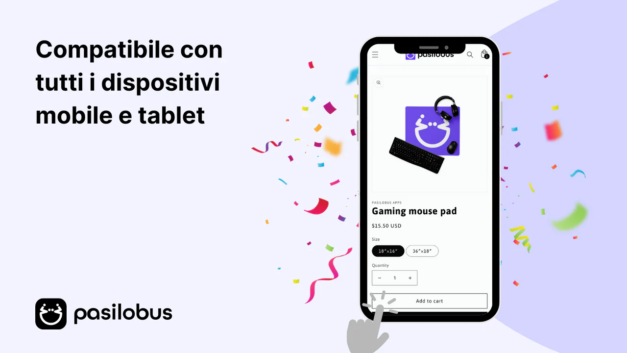 Compatibile con tutti i dispositivi mobile e tablet