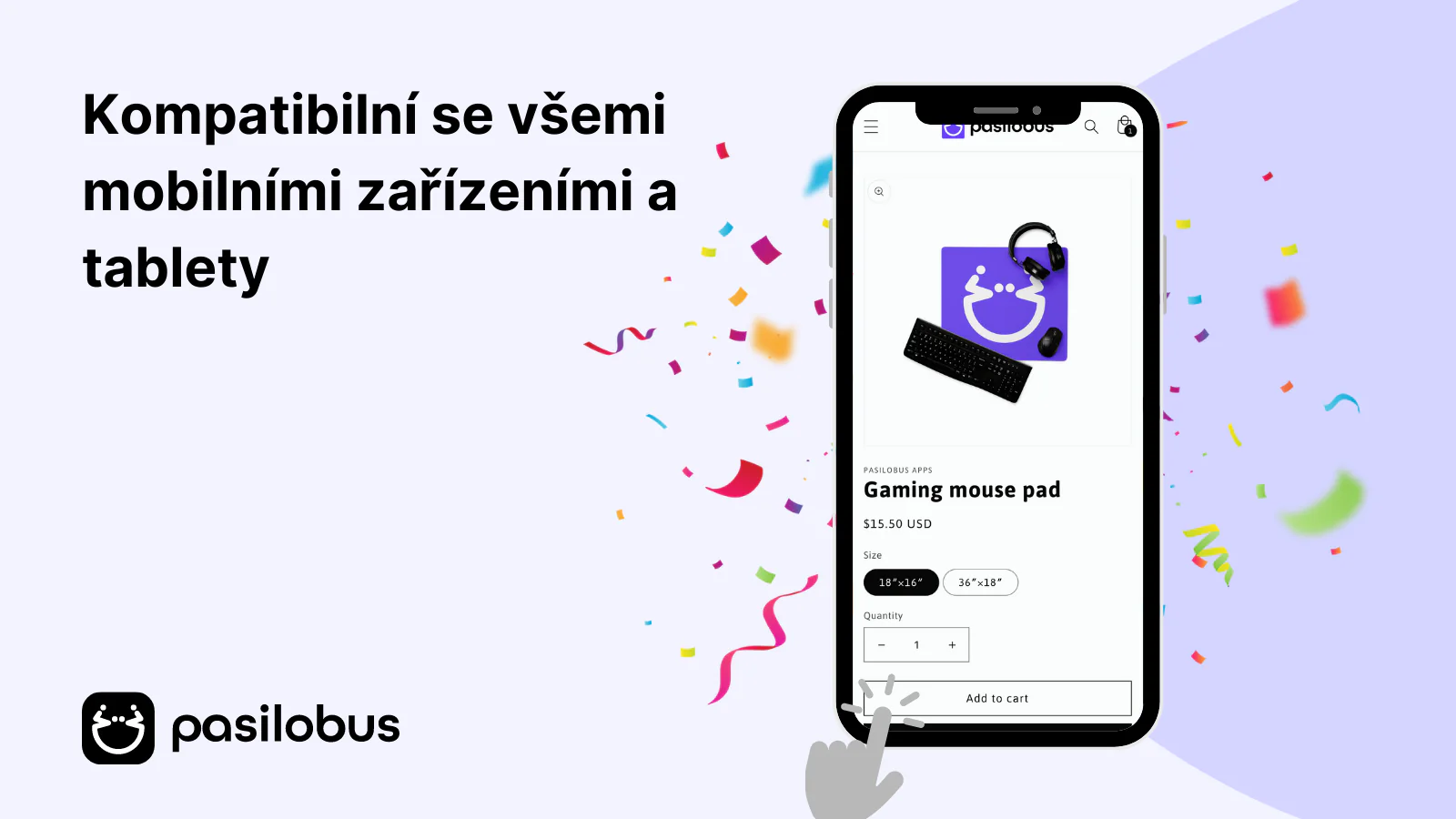 Kompatibilní se všemi mobilními zařízeními a tablety