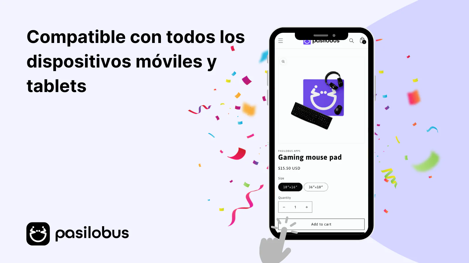 Compatible con todos los dispositivos móviles y tablets