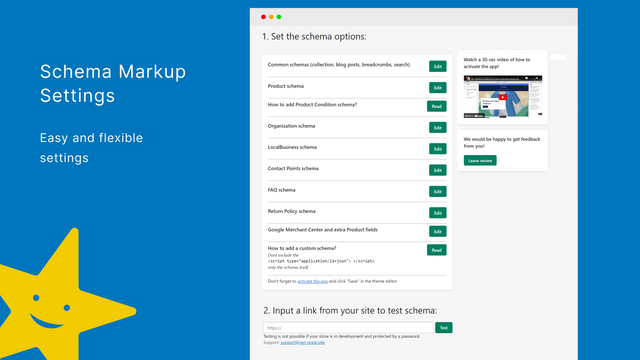 Schema Markup Instellingen - eenvoudig en flexibel