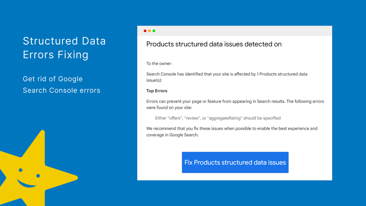 JSON-LD Strukturerade datafel fixering