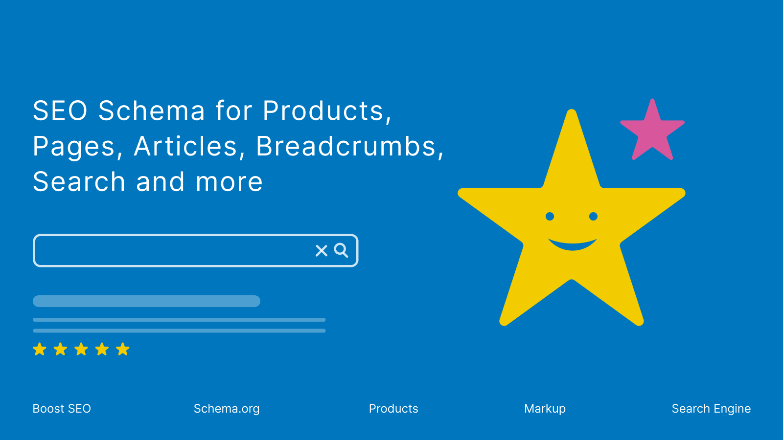Banner do aplicativo SEO Schema Markup para loja