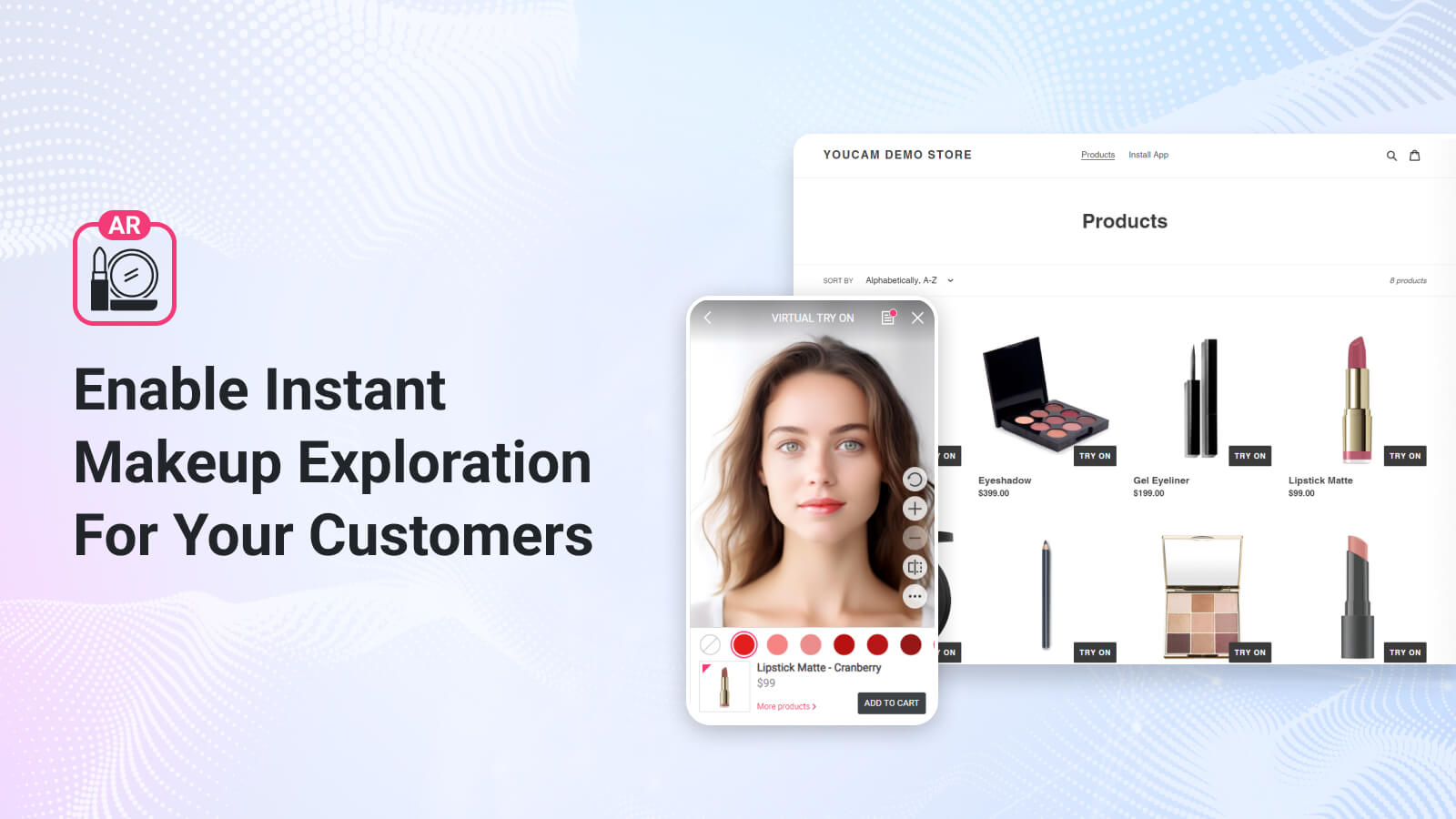 Enable Instant Makeup Exploration For Your Customers
