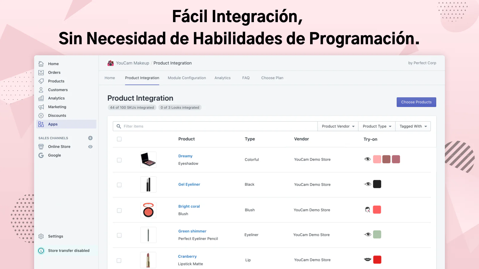 Fácil Integración, Sin Necesidad de Habilidades de Programación.