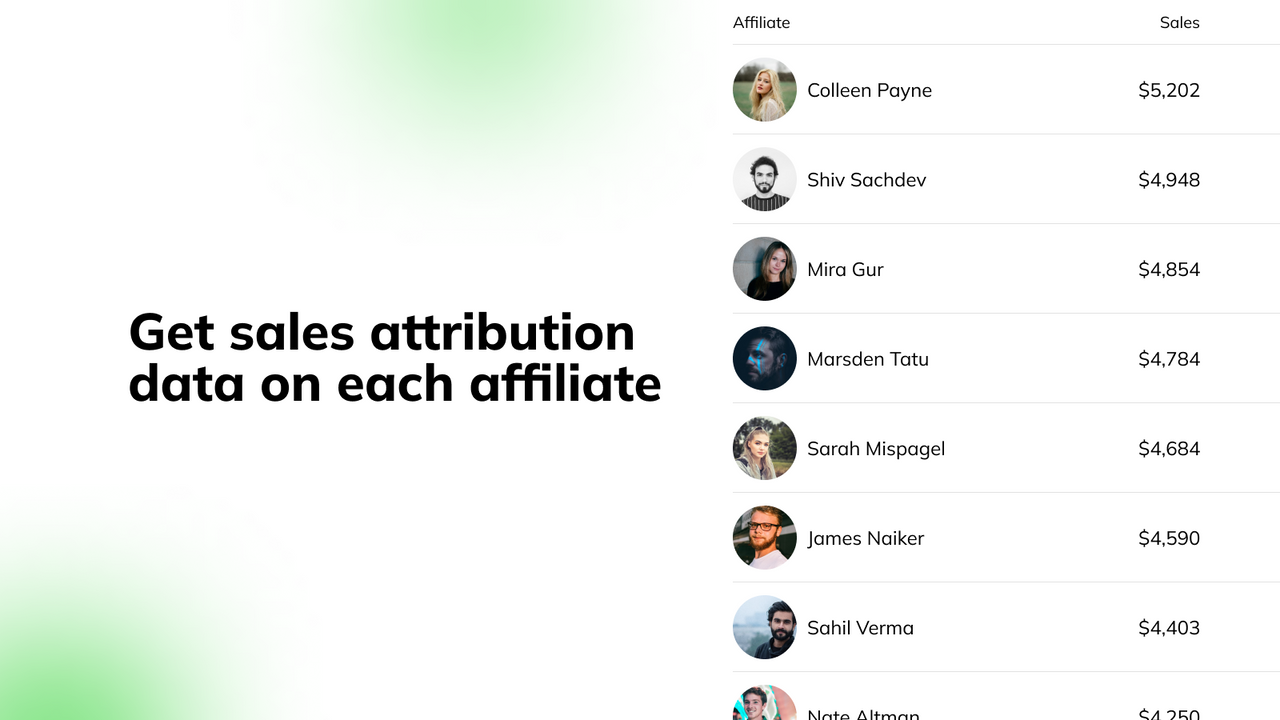 get attribution data