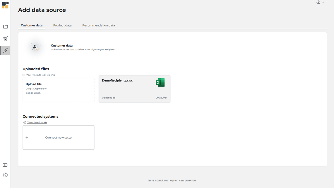 Connecting data-sources.