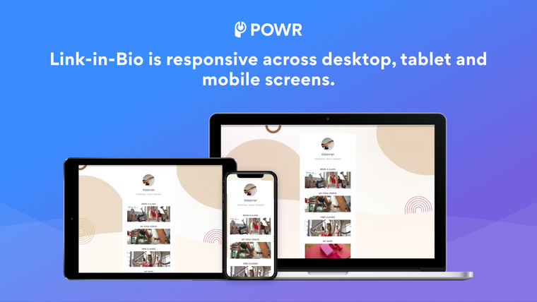 POWR | Link‑in‑Bio Screenshot