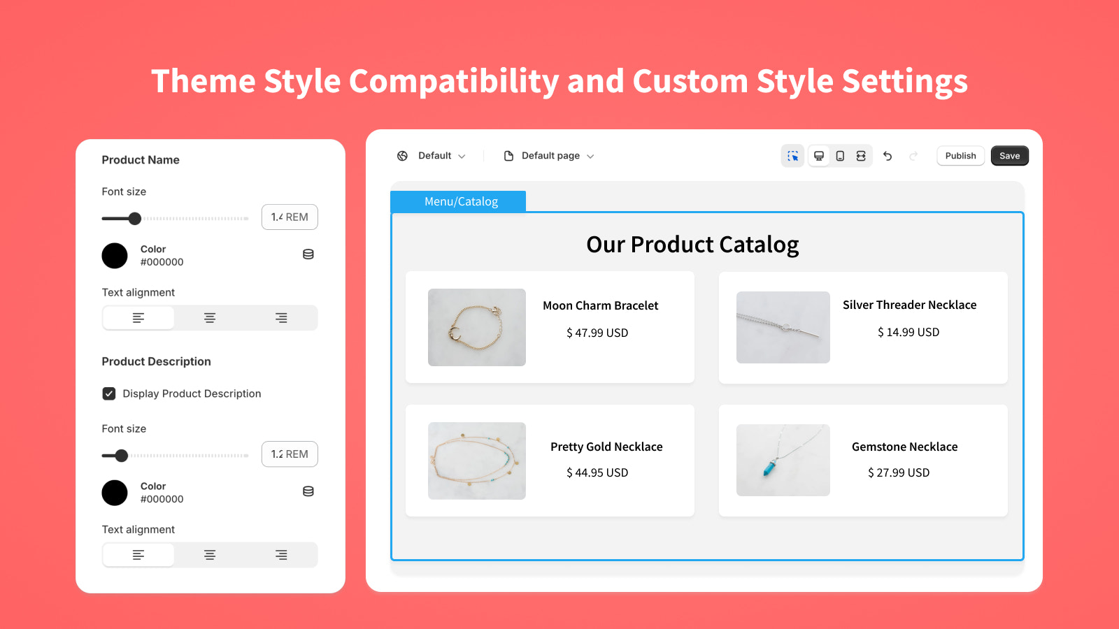 Theme Style Compatibility and Custom Style Settings
