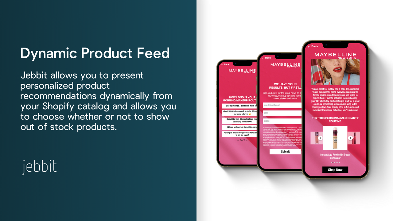 Full control of your product catalogue