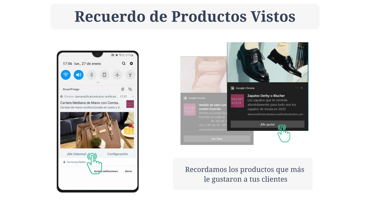 Recuerda los productos que más le gustaron a tus visitantes