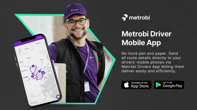 Aplicativo móvel do motorista Metrobi