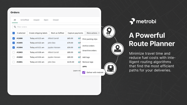 A powerful route planner