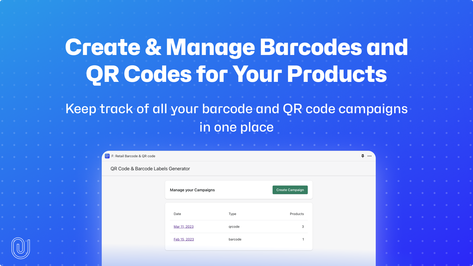 Voeg Barcode code toe voor producten en print met de printer