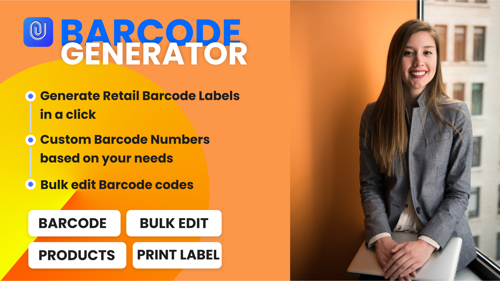 generate UPC retail barcode/barcodes gs1-128