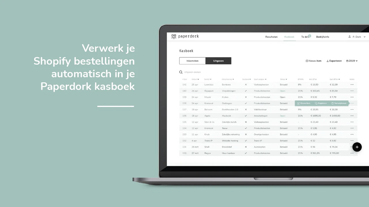 Verwerk automatisch je Shopify bestellingen