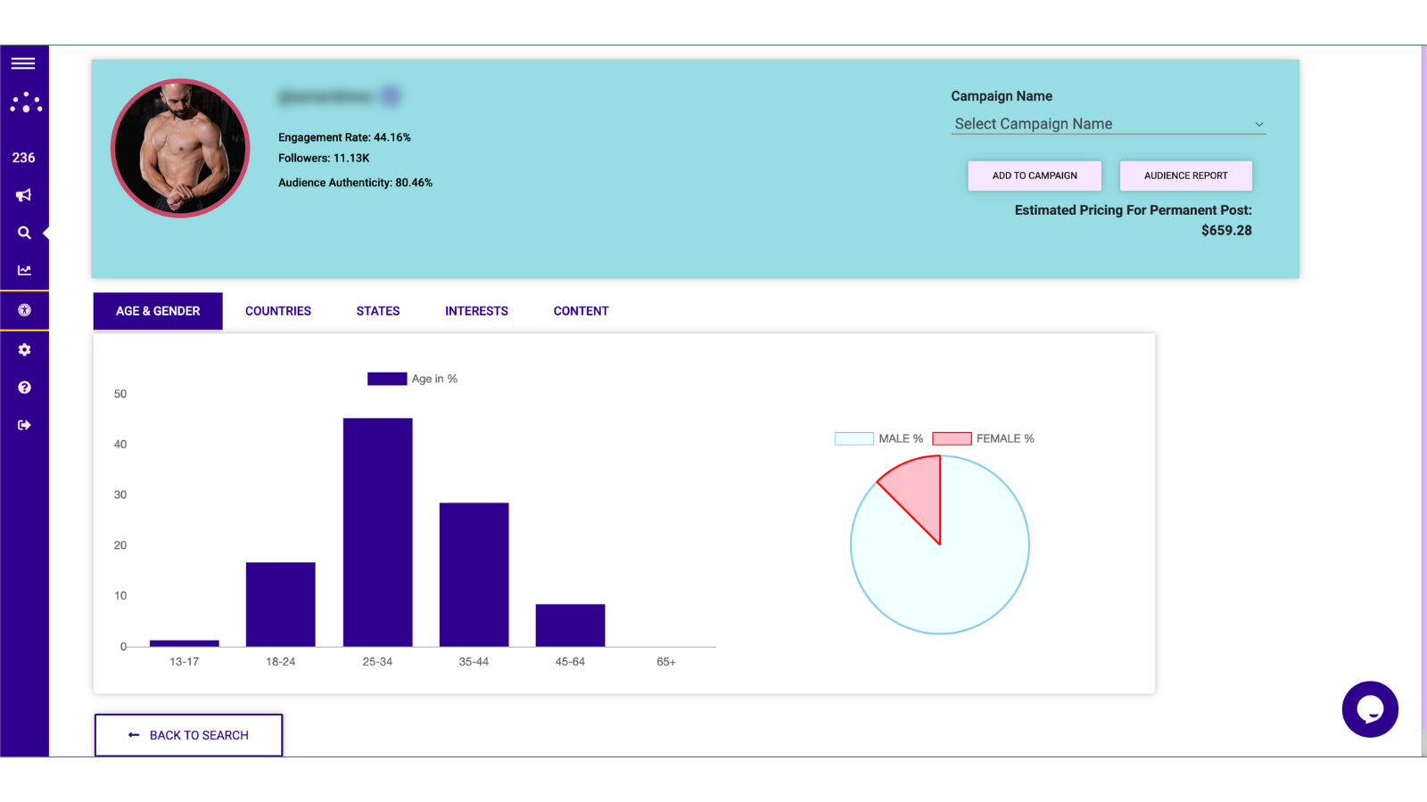 Smartfluence Screenshot