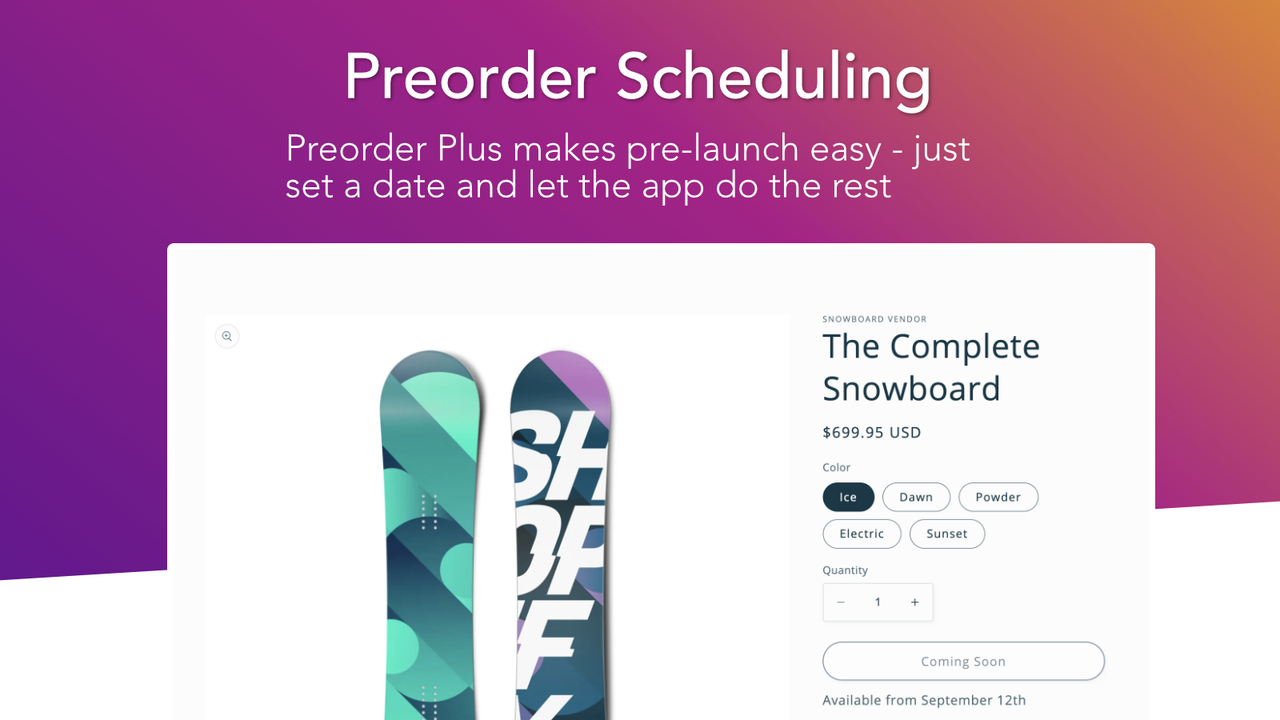 Preorder Scheduling