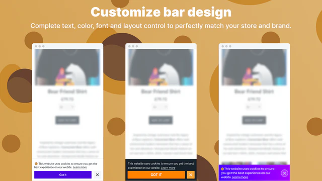 privacy banner, cookie, cookie consent, eu cookie bar, gdpr