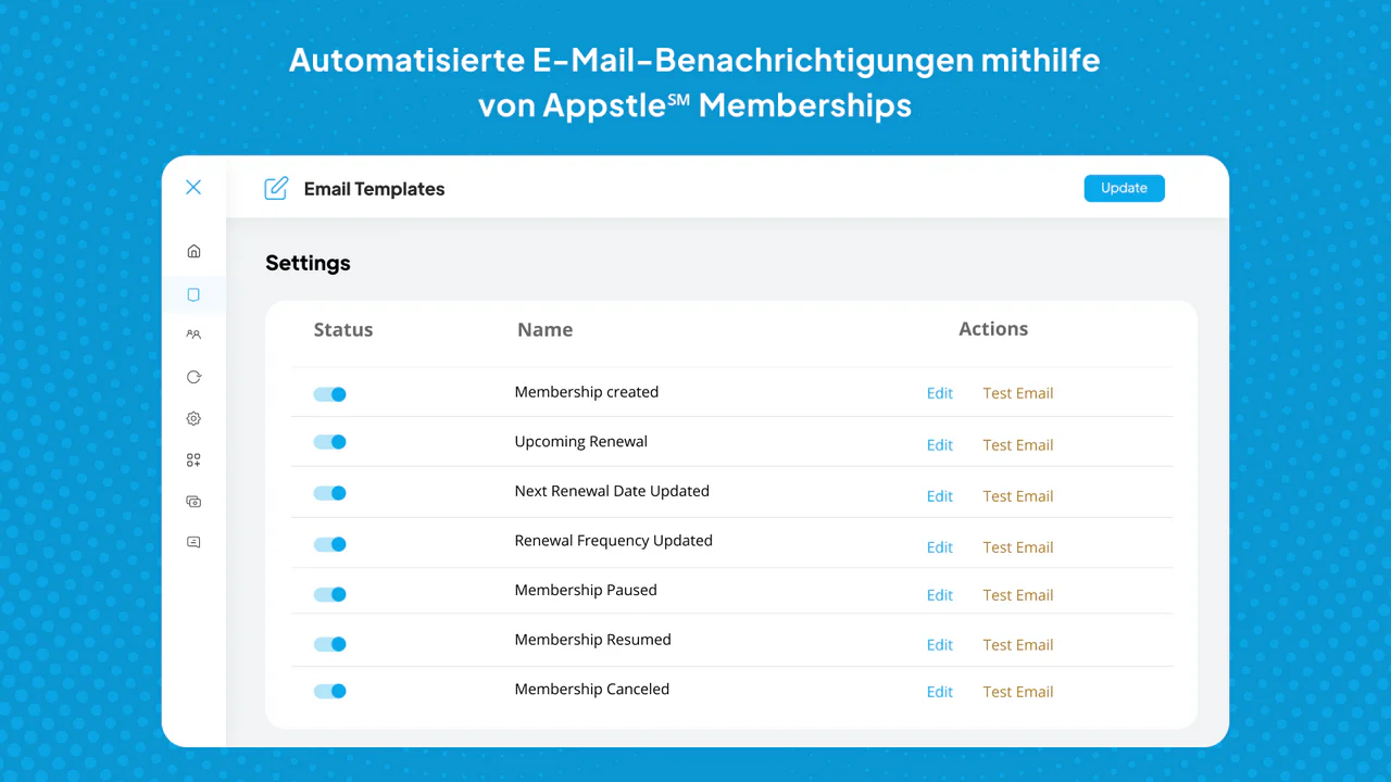 Automatisierte E-Mail-Benachrichtigungen