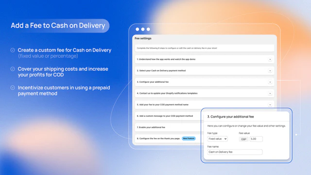 Add a Fee to Your Cash On Delivery Orders