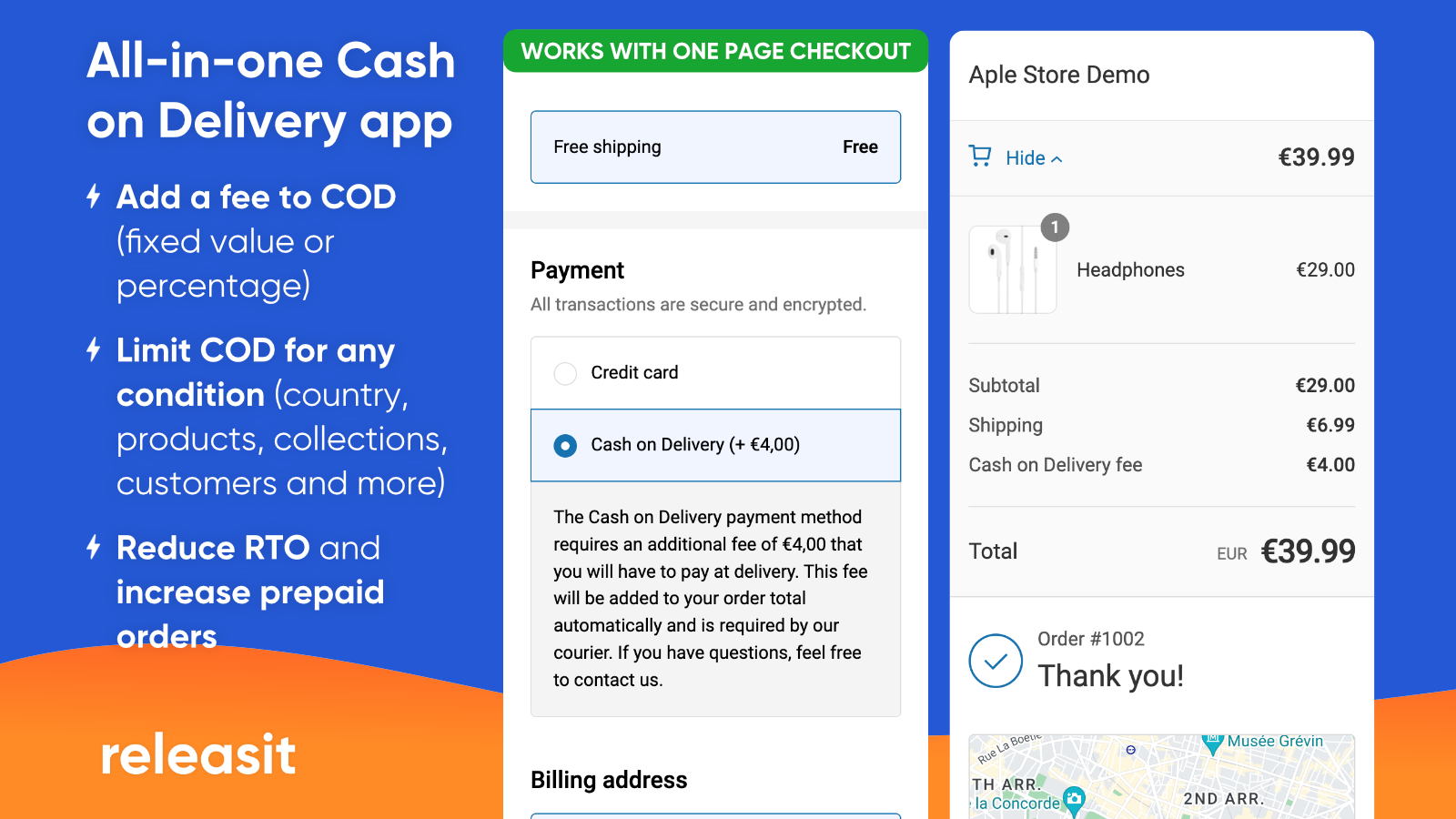 Releasit Cash On Delivery Screenshot