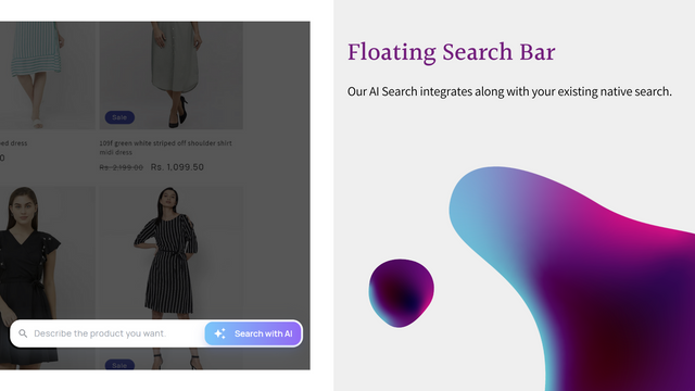 DeepSearch - Barre de recherche flottante