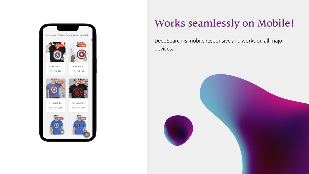 DeepSearch is Mobiel Responsief