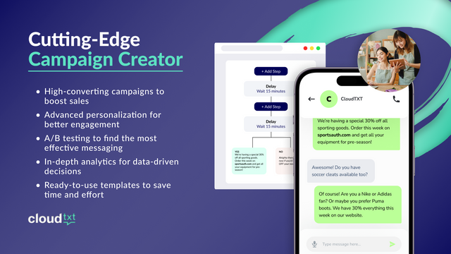 High Converting Cutting-Edge Campaign Creator for SMS Marketing