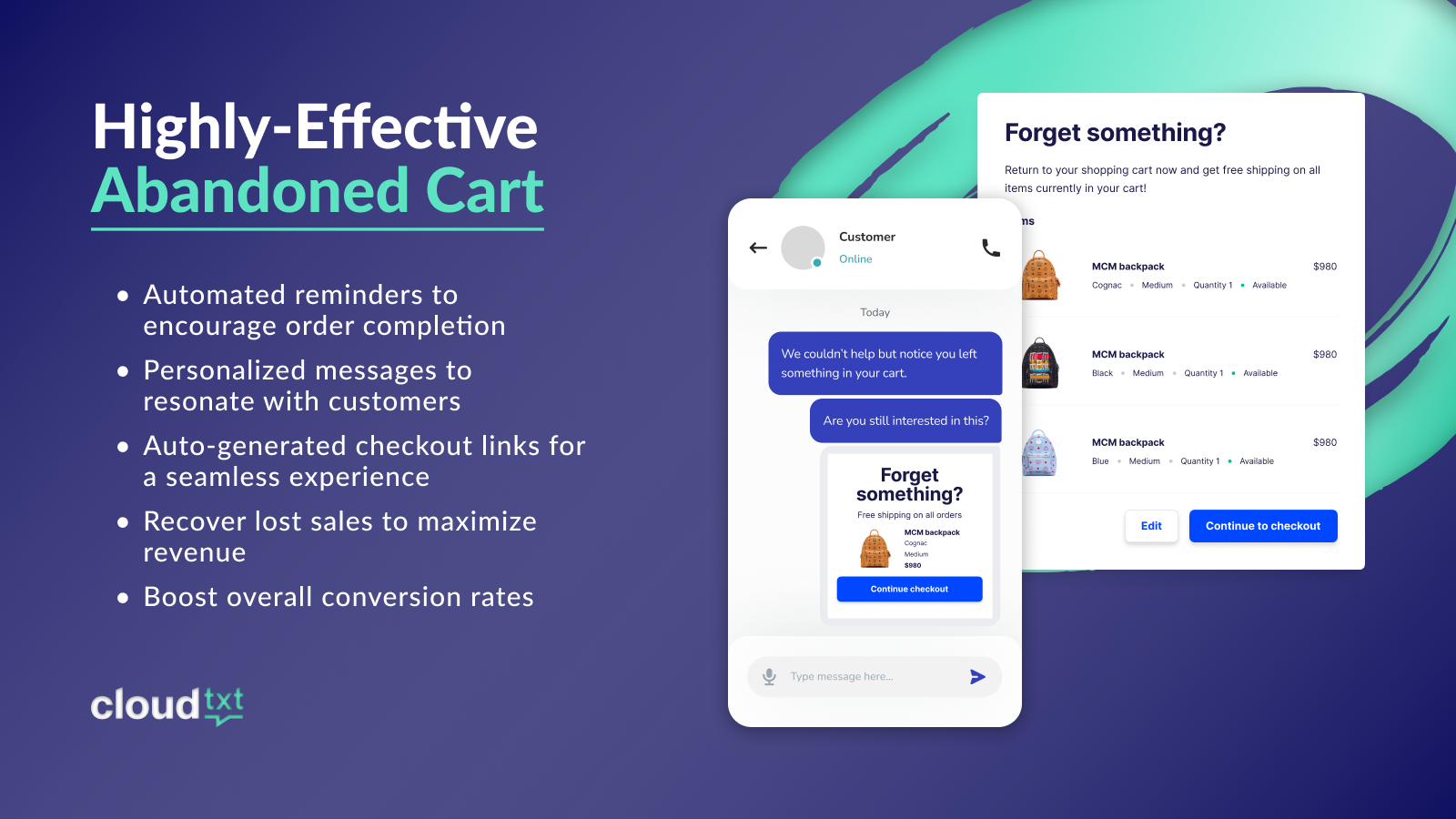 Highly-Effective Abandoned Cart automated reminders