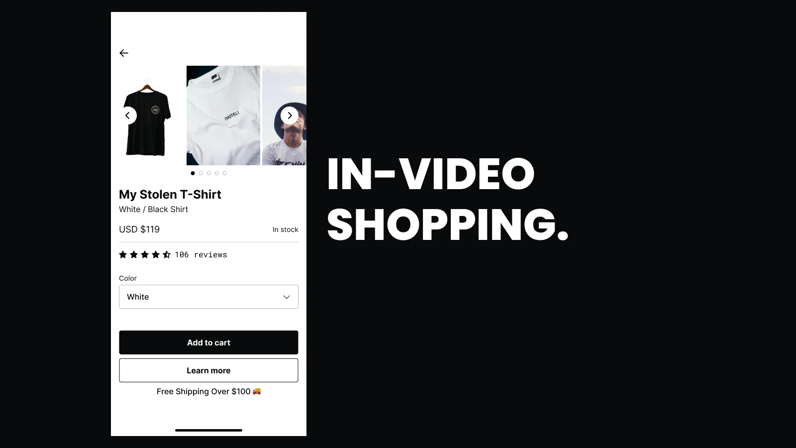 In-video shopping