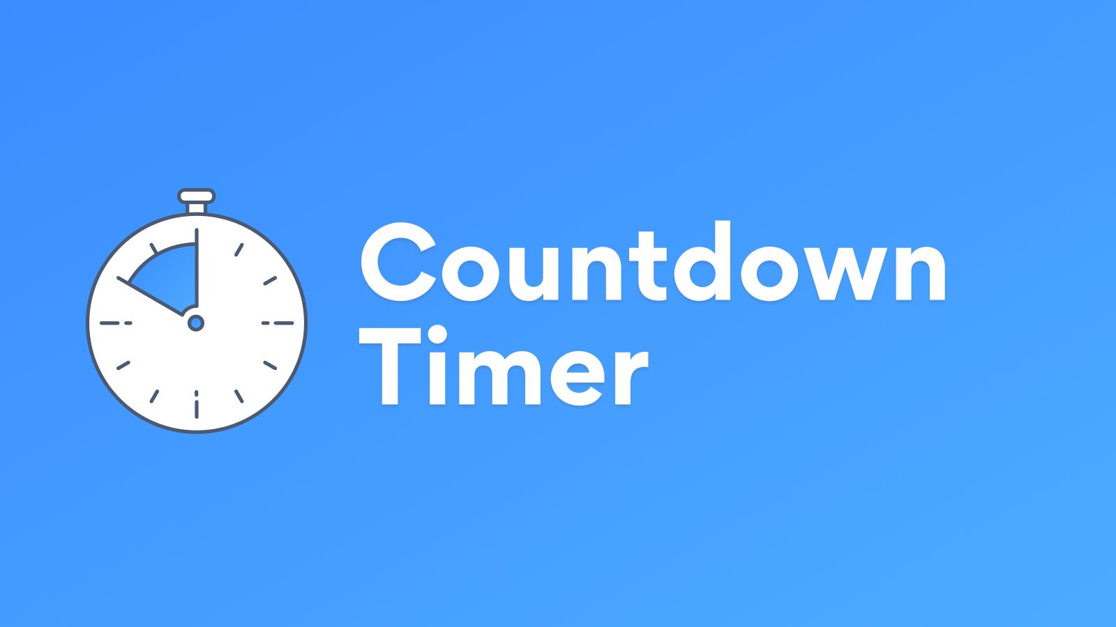 Баннер с таймером. Countdown.