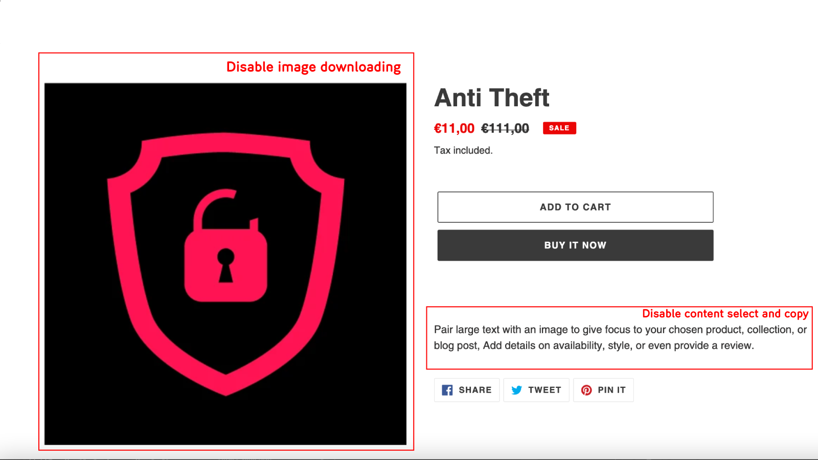 QuickSec ‑ Anti Theft Protect Screenshot
