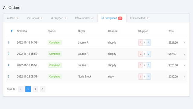 Commandes