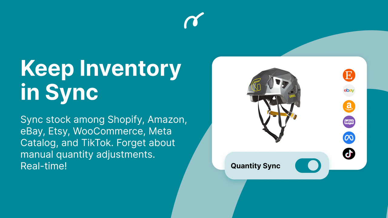 Sincronize a contagem de estoque de inventário entre Shopify e marketplaces