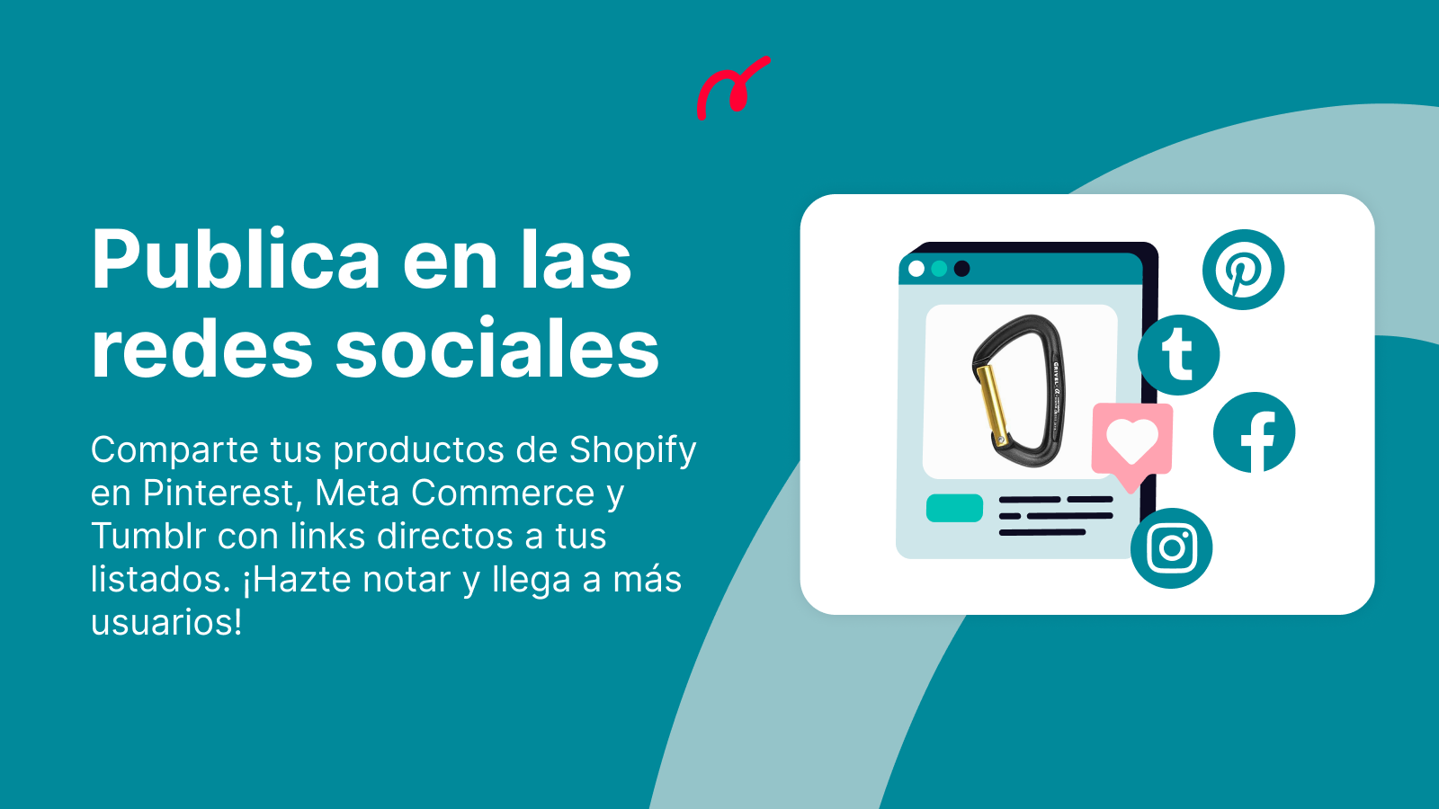 Publica en las redes sociales 