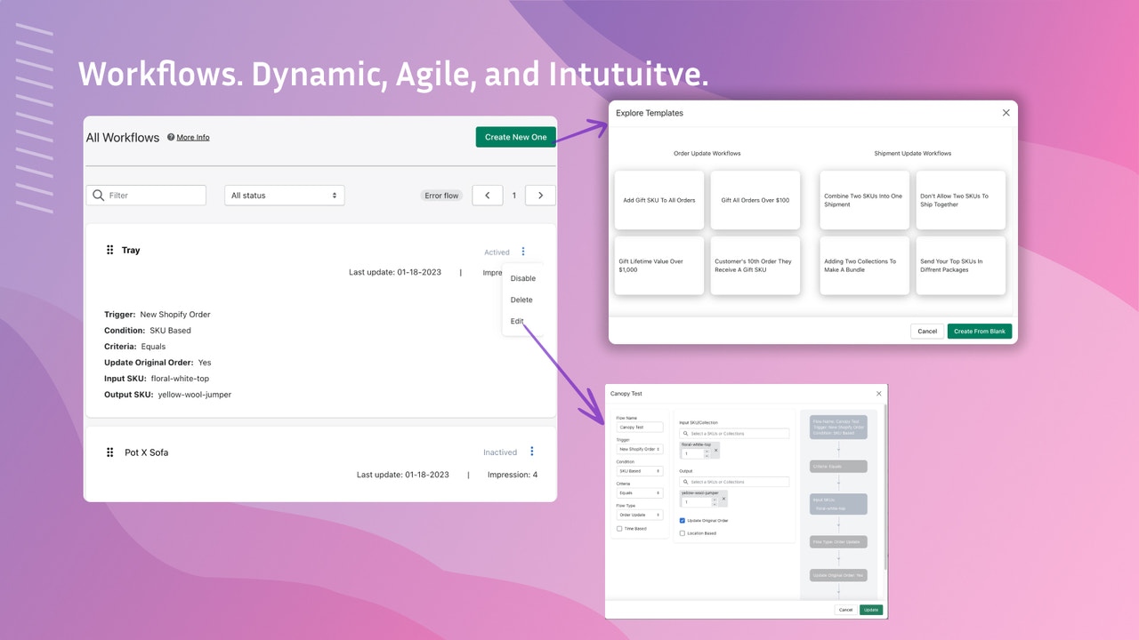 Slimme workflows, geen codering vereist.