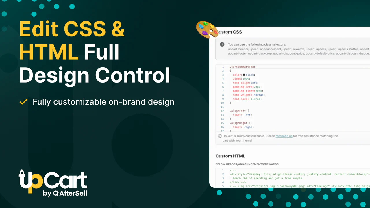 Contrôle total de la conception CSS et HTML