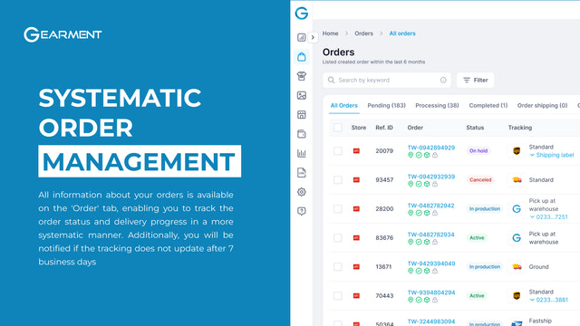 Gestion systématique des commandes