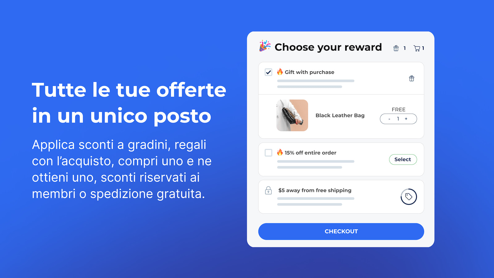 tutte le offerte in un unico posto