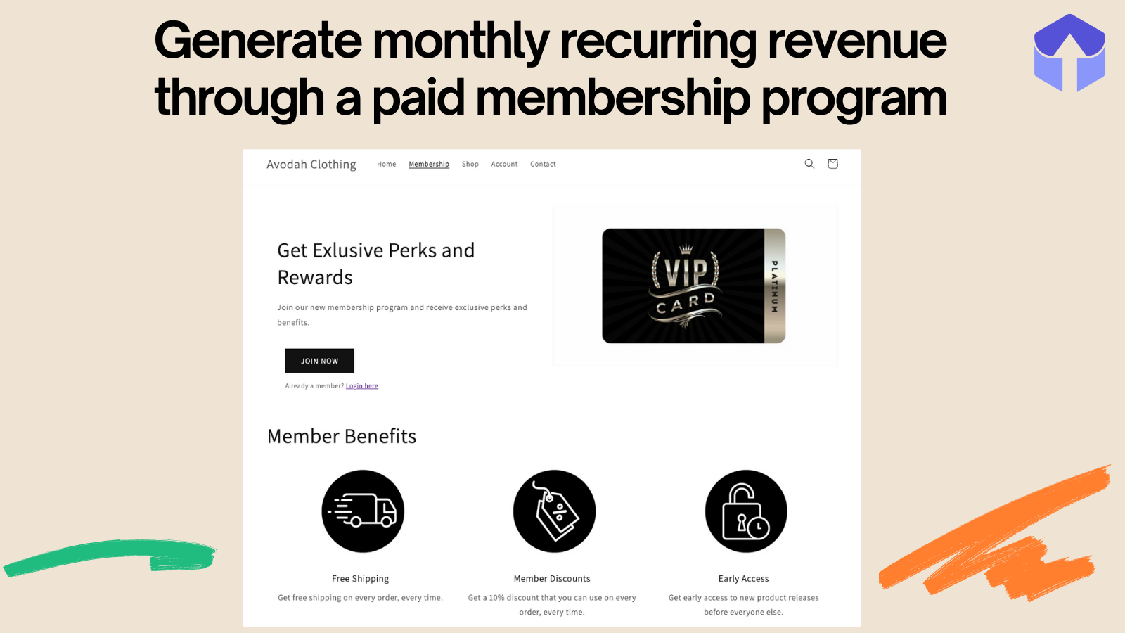 Memberply Paid Memberships Screenshot