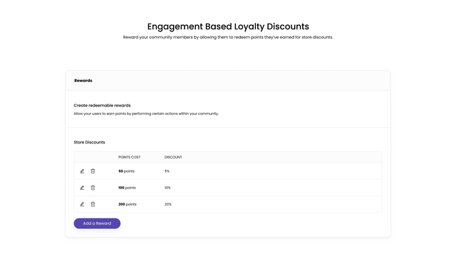 Manage available discount codes