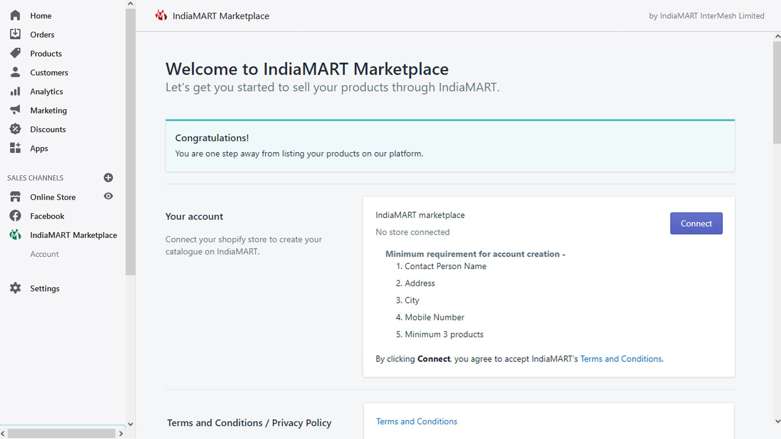 IndiaMART Shopping Marketplace Screenshot