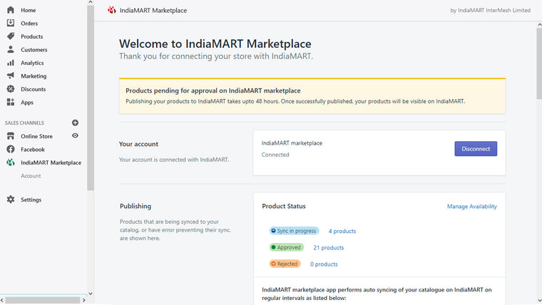 IndiaMART Shopping Marketplace Screenshot